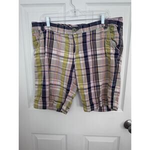 Mossimo Vintage Size 15 Colorful Plaid Shorts
